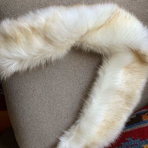 Faux fur shawl perfect for wedding